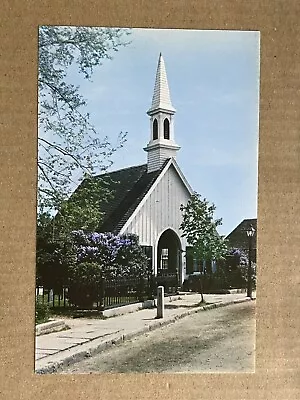 Postcard Mystic CT Fishtown Chapel Mystic Seaport Vintage • $4.99