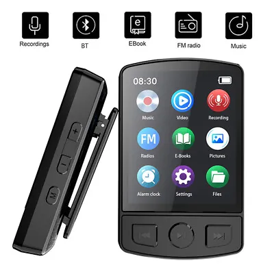 MP3 Player HiFi Lossless Sound Bluetooth 5.2 Clip Music Player FM Radio Audio • $8.55