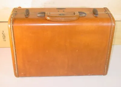 VTG Samsonite Luggage Train Case Suitcase Camel Brown Shwayder Bros Inc. NO KEY • $58