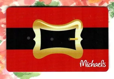 MICHAELS Santa's Belly / Belt ( 2017 ) Gift Card ( $0 ) • $2.50
