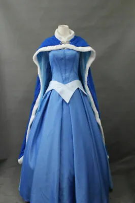 Arrived Sleeping Beauty Aurora Princess Blue Cosplay Costume • $69
