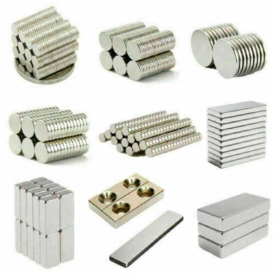 1-500PCS N35/N50/N52 Super Strong Magnet Round Rare Earth Neodymium Mangets Lot • $7.24