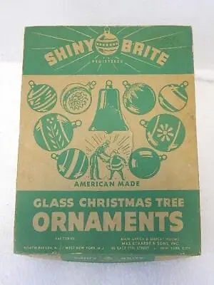 12 Vintage Shiny Brite Mercury Glass Asst 1.5  Christmas Ornaments #12 • $55.65