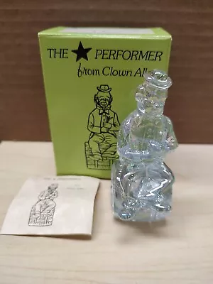 Mosser Art Glass 1982 Performer Clown  Toby  Crystal Carnival W/Box • $14.99