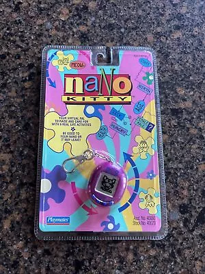 New In Box Vintage Playmates Purple Nano KITTY Virtual Pet 1997 • $69.95