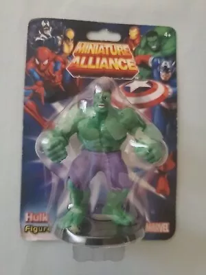 2013 Marvel Miniature Alliance Hulk Green Action Figure 3  New And Sealed • $4