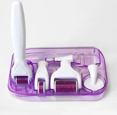 $40 • Buy Derma Roller Anti Aging Skin Care Dermaroller Set 6in1 Titanium Micro Needle Kit