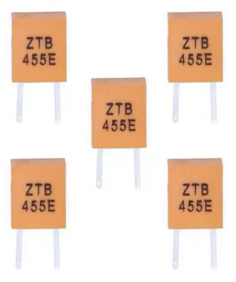 5 X 455kHz Ceramic Resonator 2 Pin 455E Remote Control Crystal Oscillator THT • £2.69