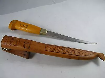  Vintage Rapala J. Marttiini Fish Fillet Knife With Sheath Made In Finland • $34.30