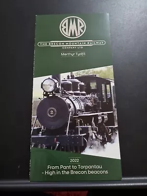 $1.23 • Buy The Brecon Mountain Railway Timetable Leaflet, 2022