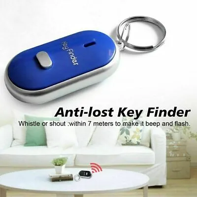 £3.98 • Buy Key Finder Anti Lost Remote Chain Locator LED Flashing Keyring (Blue)