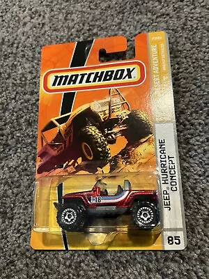 2009 Matchbox Jeep Hurricane Concept #85 Desert Adventure • $8.99