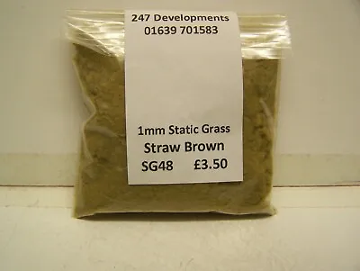 £3.50 • Buy SG48 1mm Static Grass Straw Brown For War Gaming