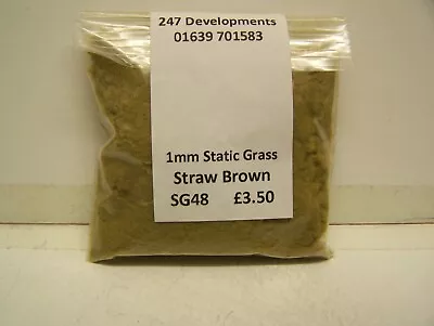£3.50 • Buy SG48 1mm Static Grass Straw Brown For War Gaming