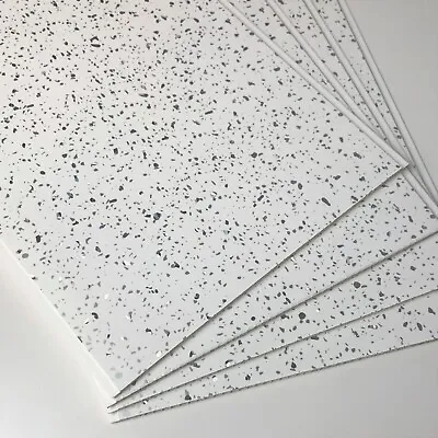 Platinum White Sparkle PVC Bathroom Cladding Shower Wet Wall Panels Ceiling 5mm • £0.99