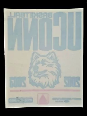 Vintage 2003 Uconn Huskies Static Cling Window Sticker Decal NCAA / Citgo • $7.65