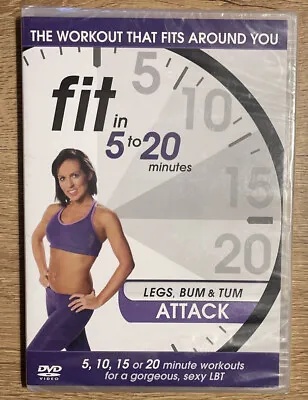 £3.99 • Buy Fit In 5 To 20 Minutes - Legs Bum And Tum Attack  NEW SEALED DVD (2011)  EB21