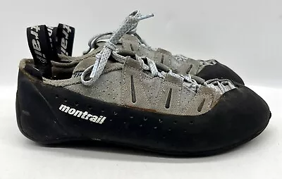 Montrail Gryptonite Rock Climbing Bouldering Shoes EU 39 Gray/Black Ships Fast • $34.39