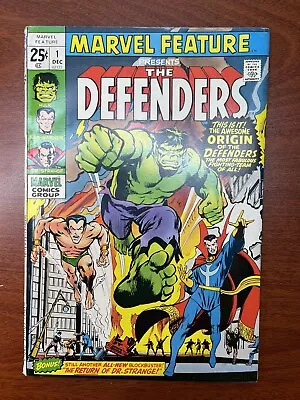 Marvel Feature #1 2 3 Neal Adams Cover 1st/Origin Defenders Mid Grade Nice Books • $200