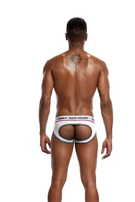 DESIGNER SEXY BUTT REVEALING MENS BRIEFS-By MAN-STRAIGHT/GAY-NEW-ALL SIZES. PS33 • £8.99