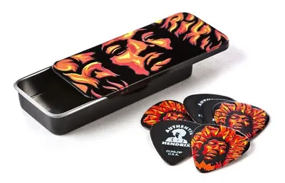 Jimi Hendrix  Voodoo Fire  Pick Tin (6 Picks Are Included) (bonus Storage Bag).. • $13.99