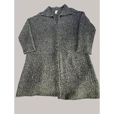 J Jill Gray Sweater XL Comfy Cozy Nubby Knit Cardigan • $9.99