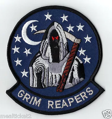 Grim Reapers Predator Stealth Attack Uacv Uav Nro Usaf  Patch - Mint ***** • $10.95