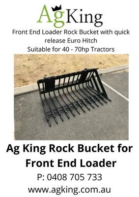 $1400 • Buy AG King Rock Bucket For Front End Loader