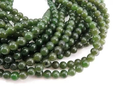 Green Jade Premium A Class 6mm 60 Beads Per Strand Approx • £3.99