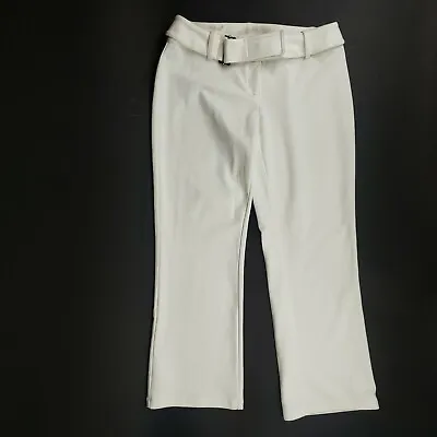 Vintage Express Capri Pants Cropped Stretch Pants White Size 1/2 • $12