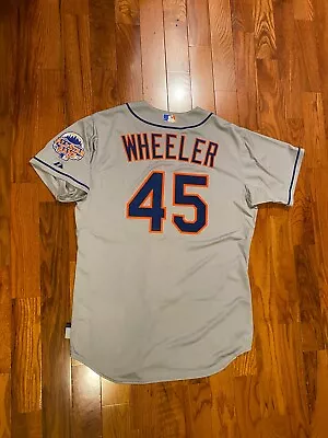 2013 New York Mets Zack Wheeler Game Issued Worn Road Jersey All Star Patch • $375