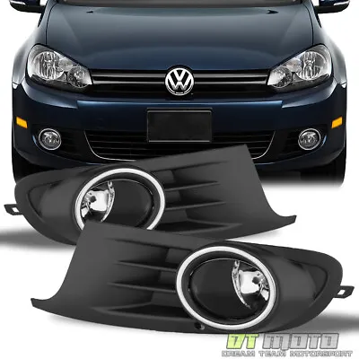 2010-2014 Volkswagen Golf MK6 Jetta Vent Grille Cover+Fog Lights Lamps W/Switch • $46.95