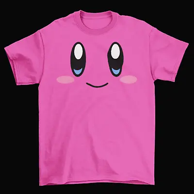 Kirby Face T-Shirt Unisex Adult Sizes Crystal Shards Mario Nintendo Game New • $14.95