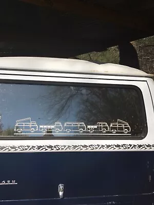$18 • Buy Vw Volkswagen Camper Bus Line Decal Sticker Car Van Truck Camper 