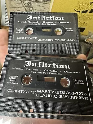 1996 Promo Infliction Demo Death Metal Cassette Rare New York Underground • $29.99