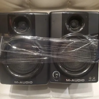 Pair M-Audio Studiophile AV30 Compact Studio Monitors Speakers • $29.99