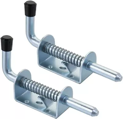 2 Pack Spring Loaded Latch Pin Heavy Duty Barrel Bolt Lock For Door Shed Gate • $15.20