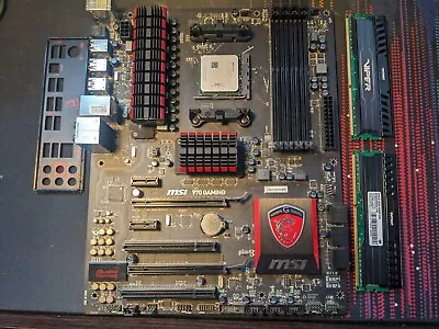 MSI 970 Gaming Motherboard AMD FX 8350 And 16GB (2x8) DDR3 Ram Combo • $125