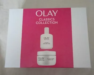 Olay Classics Gift Set Beauty Fluid Normal 100ml Double Action Face Cream 50ml • £8