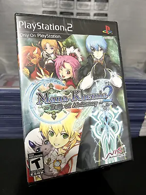 Mana Khemia 2 Fall Of Alchemy PS2 BRAND NEW FACTORY SEALED US Version INVEST! • $175