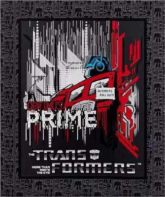 Transformers Optimus Prime Carbon Cotton Panel Fabric • $9.79