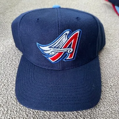 Anaheim Angels Hat Sports Specialties Snapback Cap Blue Los Angeles Baseball VTG • $59.49