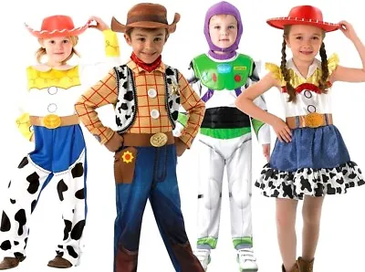 £24.95 • Buy Child Disney TOY STORY Fancy Dress Costume Deluxe Jessie Buzz Woody Book Day Kid