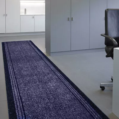 £3 • Buy Navy Blue Dirt Trapper Mat | Commerical Hardwearing Floor Mat | Non Slip Runners