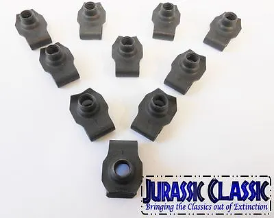 1946-1980 Ford 10pk 3/8-16 Extruded Fender U-Nuts Clips Hood Body Panel Trunk • $16.93