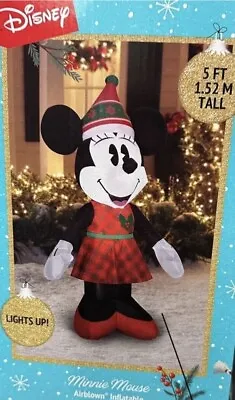 NEW 2023 Gemma Christmas Disney 5ft Minnie Mouse Airblown Yard Inflatable NIB • $58