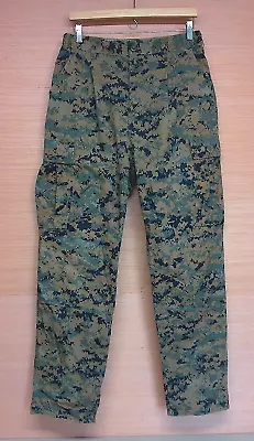US Marine Corps USMC Woodland MARPAT MCCUU Combat Pants Trousers Medium Long • $49.99