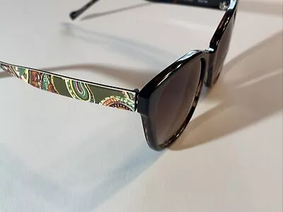 Vera Bradley Leslie O. Heirloom Paisley Hmp Designer Uv400 Oversized Sunglasses • $24.99