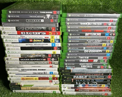 $159 • Buy 47x Microsoft Xbox Original/360 And One  Games Bulk Lot Bundle