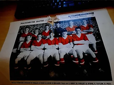 Manchester United In Memoriam Munich Air Disaster Print Of Photograph March 1957 • £250